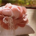 {Bridal DIY} Tulle & Chiffon Fabric Flower Tutorial