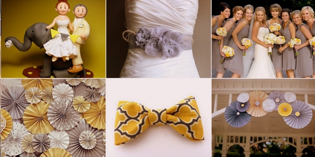 Yellow and Grey Wedding Theme 6