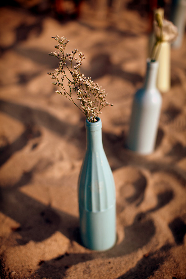 DIY Beach Wedding Inspiration Idea
