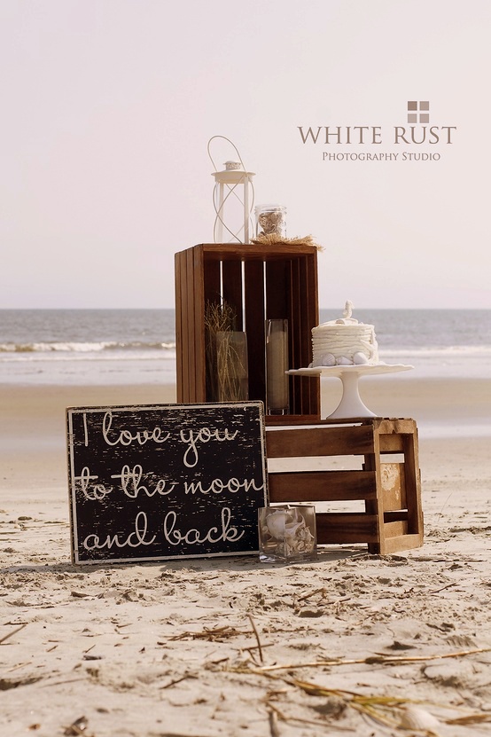 DIY Beach Wedding Inspiration Idea