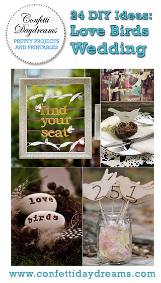 DIY Love Birds Wedding Theme Ideas