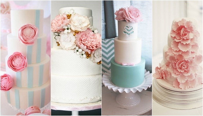 17 Pretty Peony Wedding Cakes