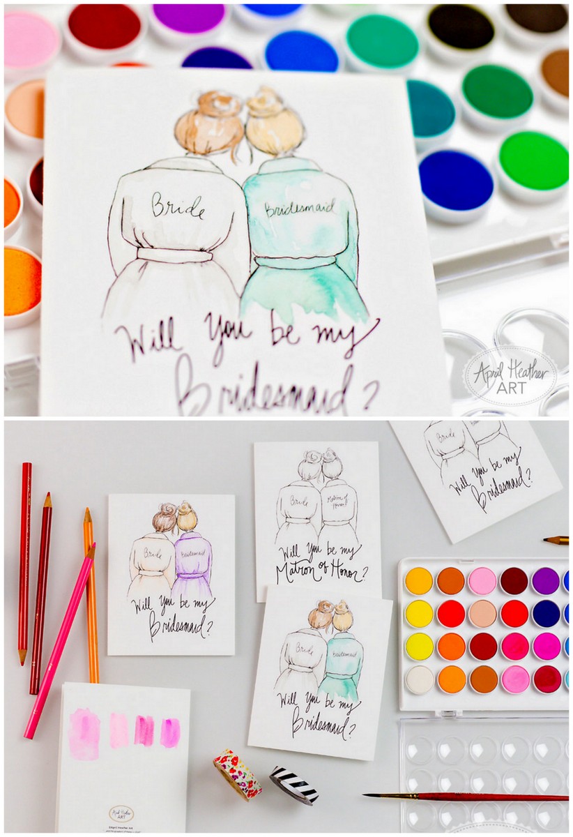 17 fun ways to ask will you be my bridesmaid?