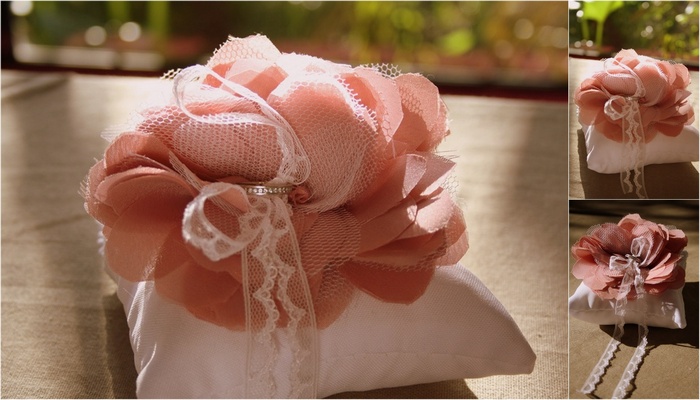 {Bridal DIY} Tulle & Chiffon Fabric Flower Tutorial