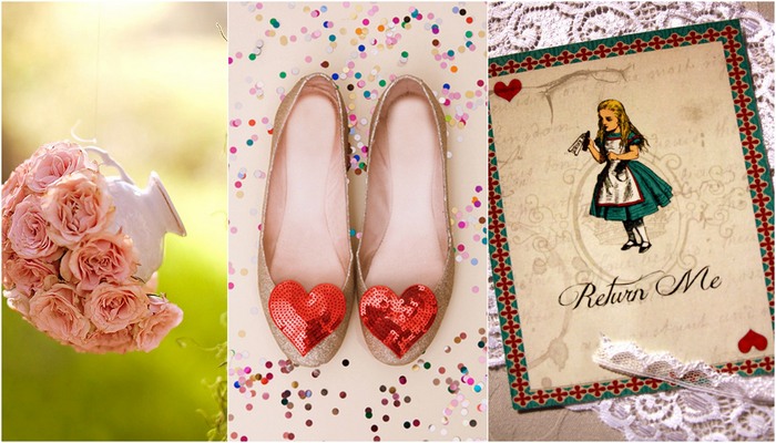 20 DIY Alice in Wonderland Tea Party Wedding Ideas & Inspiration