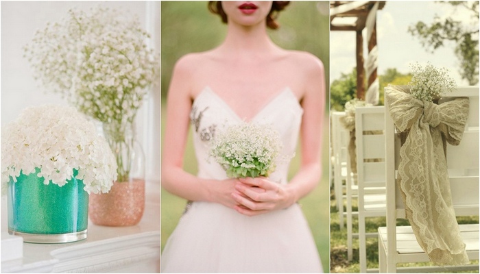 17 DIY Baby’s Breath, Burlap & Lace Wedding Ideas