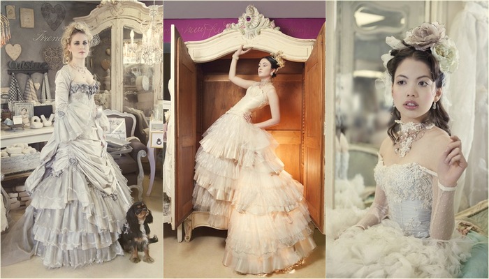 Vintage Wedding Gown Designs by Immagika