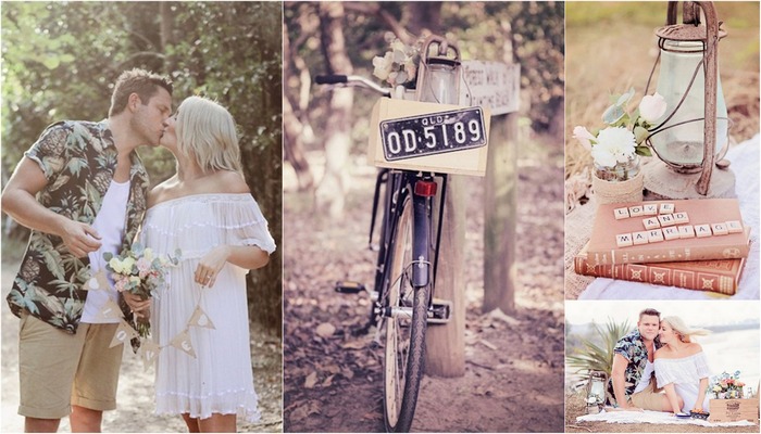 {Engagement Shoot} Rustic Broadbeach Picnic