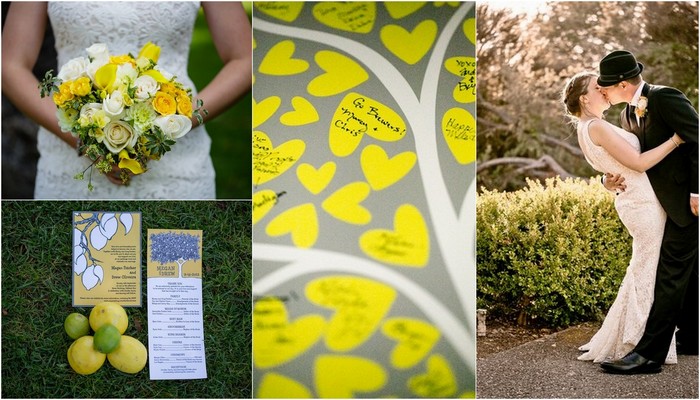 Lime Green & Yellow Handmade Wedding