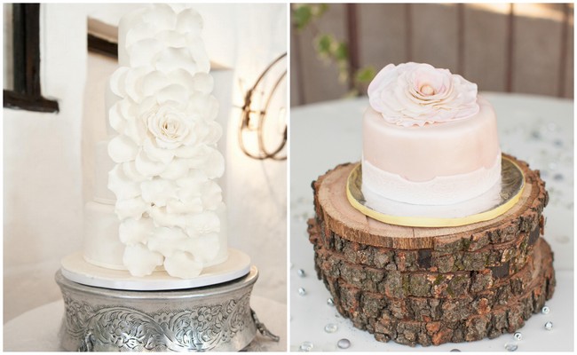 Pretty Peony Wedding Cakes