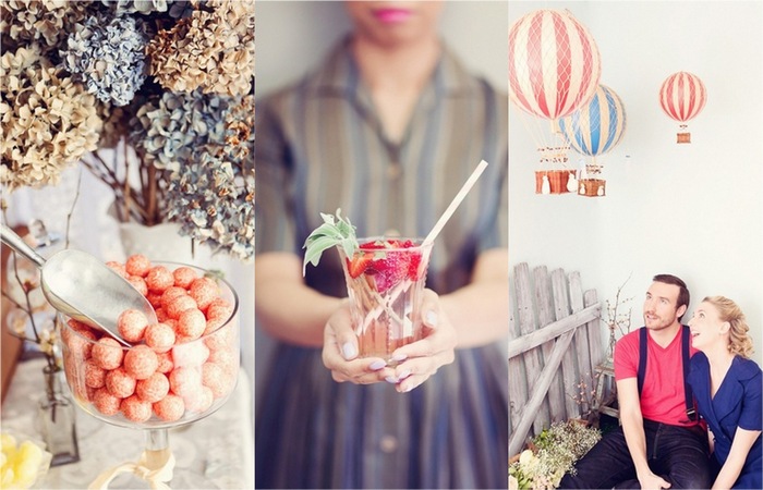 Two Love Cats in a 1950s Candy Parlor {E-Shoot}