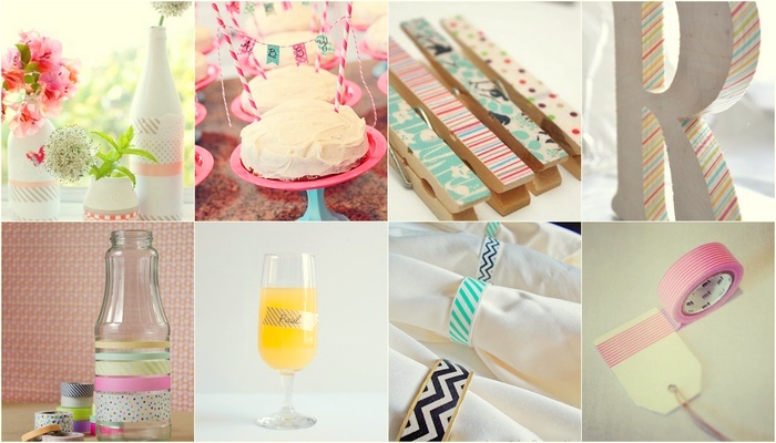 15 DIY Washi Tape Wedding Ideas