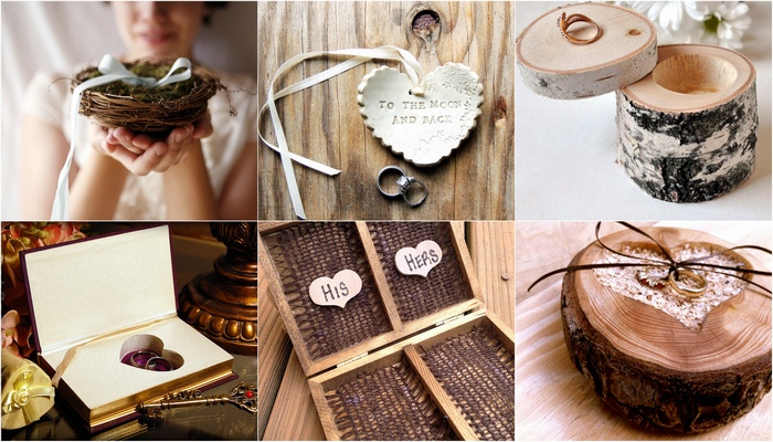 Rustic Ring Beare and Ring Pillow Alternatives