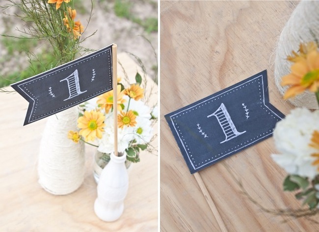 Chalkboard Wedding Ideas Free Printables Chalkboard Flag Table Numbers