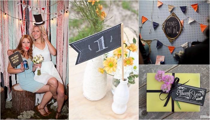 Trendy Tuesday: Chalkboard Wedding Ideas