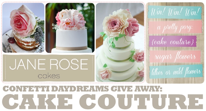 Win with Jane Rose Cake Couture {UK Give-Away}