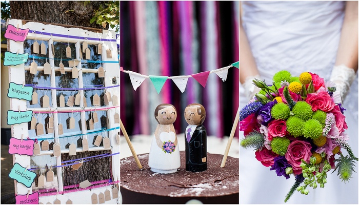 Outdoor Celebration of Love & Colour {Winelands Wedding}