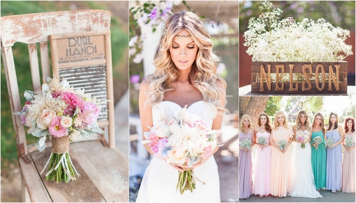 Romantic & Rustic Garden Wedding in California