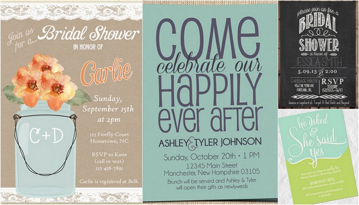 13 Bridal Shower Invite Ideas