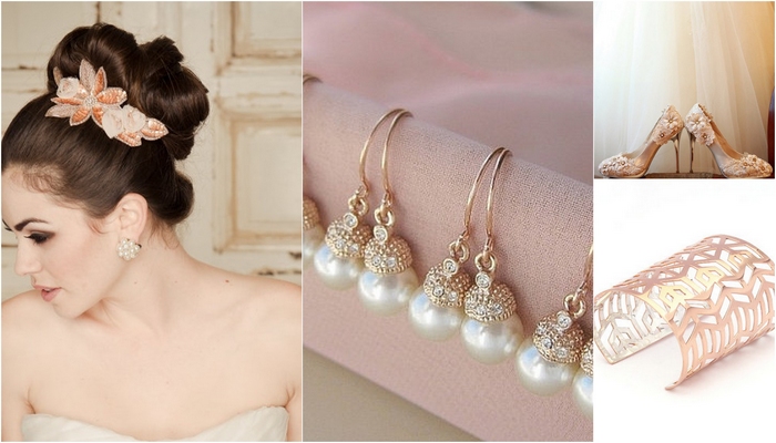 Rose Gold Wedding Bling {Trendy Tuesday}