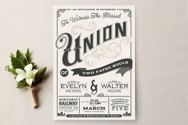 21 Fabulous Vintage Wedding Invitations Best Vintage Wedding Invitations