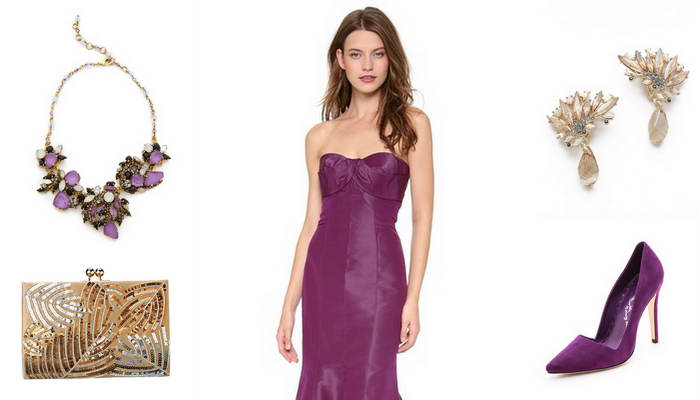 What Jewelry to Wear with Purple Dress