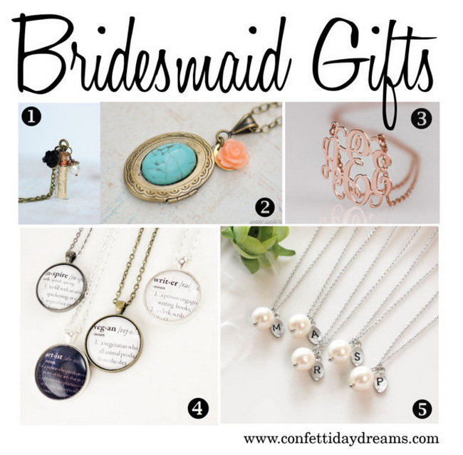 Cute & Thoughtful Bridesmaid Gifts for Your Girls!