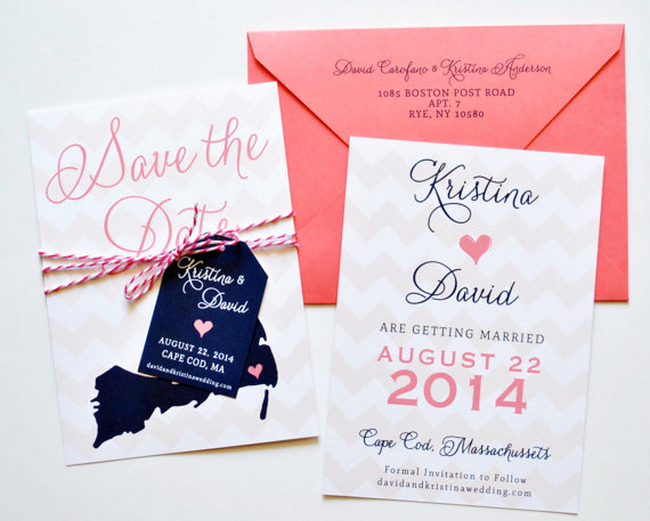 chevron wedding ideas
