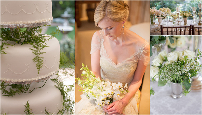 Fabulously Glamorous Vintage White Wedding, Johannesburg