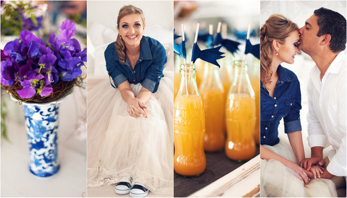 Navy & White West Coast Beach Wedding, Western Cape, South Africa