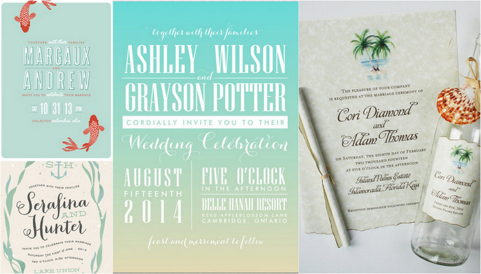 Beach Wedding Invitations {Trendy Tuesday}