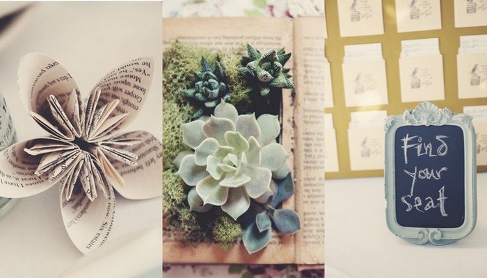 Literary Book Lover Wedding – DIY Styling Ideas