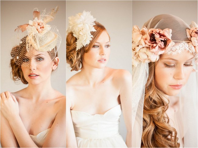Floral Headpieces – Mignonne Handmade Bridal Collection 2014