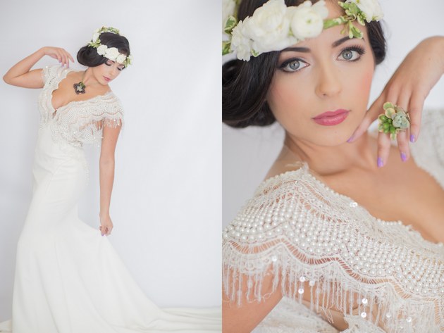 Backless Wedding Dress Spotlight: Galia Lahav Pearl {Restrospect Images}