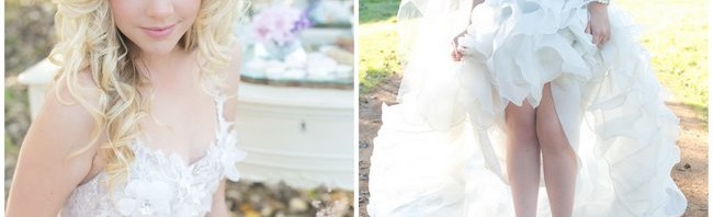 Enchanted Forest Bride :: Anna Georgina Wedding Dress :: Hair and make-up by Karenza :: Veronique Photography :: www.ConfettiDaydreams.com