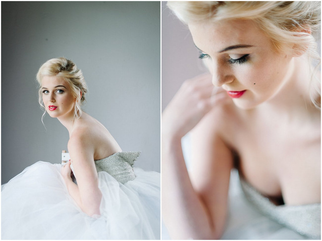 Ballerina Sitting – Marilyn Monroe Inspired Bridal Styling {Debbie Lourens Photography}