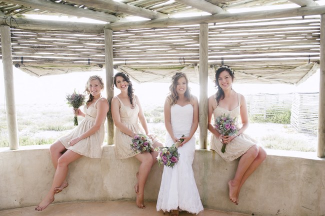 Rustic, Barefoot Beach Wedding in Lamberts Bay {Jules Morgan Photography}