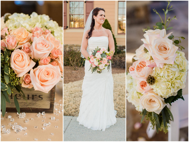 Rustic Country Wedding in Blush and Navy {Meet The Burks Photography}