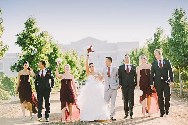 Gorgeous Grey and Burgundy Wedding at Nantes Estate {Charlene Schreuder Photography}