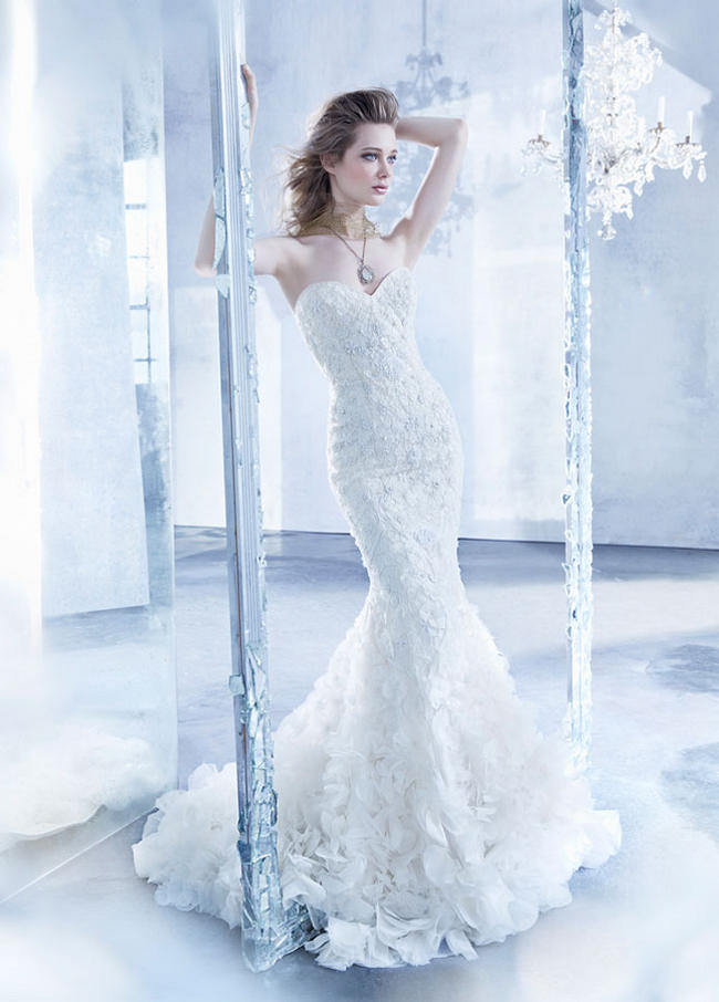 Lazaro Bridesmaid Dresses 2014