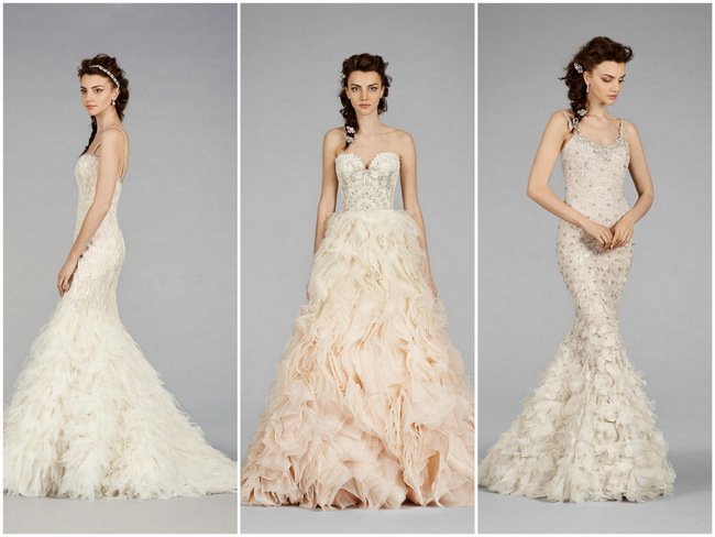 Flirtatiously Feminine: Lazaro Wedding Dress Fest! {Fall 2014 Collection }