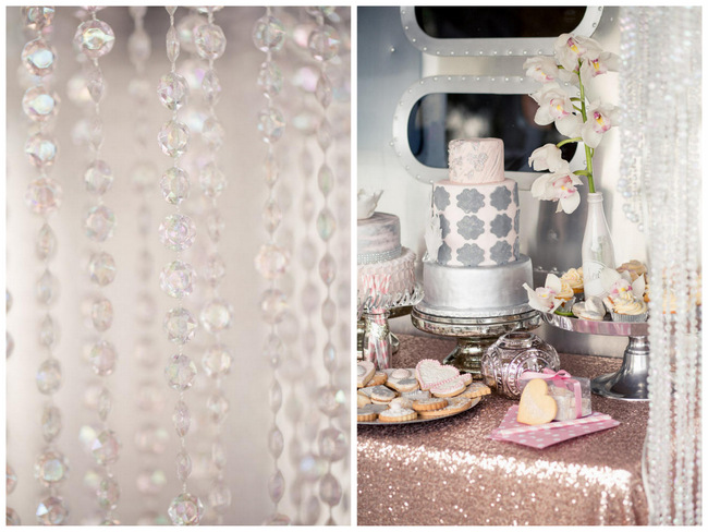 Blush and Sparkle: Gorgeous Glitter Wedding Inspiration {Tasha Seccombe Photography}