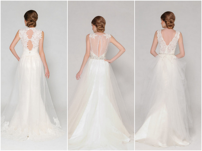 11 Stunning Lace Back Wedding Dresses for 2015