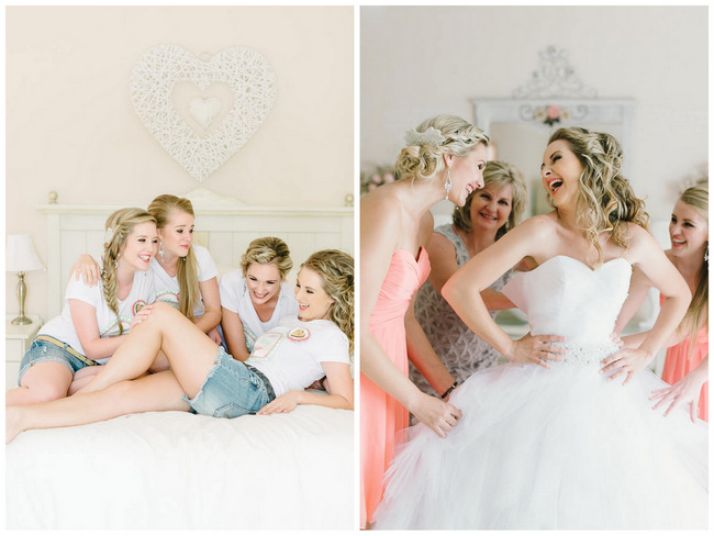 Mint and Coral South African Wedding {Louise Vorster Photography}