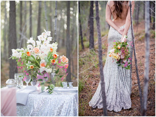 Silver Glitter Wedding // Tasha Seccombe Photography