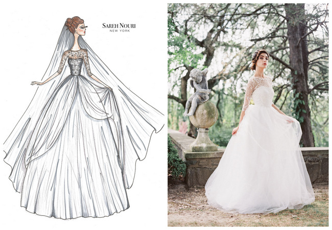 From Sketch to Gown Wedding  Dress  Designer  Sketches by 