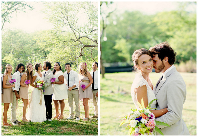 Relaxed Sage Green & Purple Rustic Maui Wedding {BellaEva Photography}