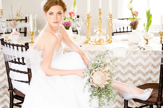 Soft Pink & Gold Wedding Ideas with Anella Wedding Shoes {Samantha Jackson Photography}