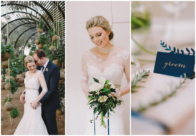 Elegantly Relaxed Navy & Gold Wedding at Babylonstoren {Charlene Schreuder Photography}