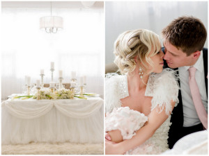 White on White Glamorous Wedding Ideas by ENV Photography